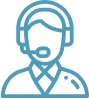 man with a phone headset on