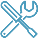 wrench and screwdriver icon